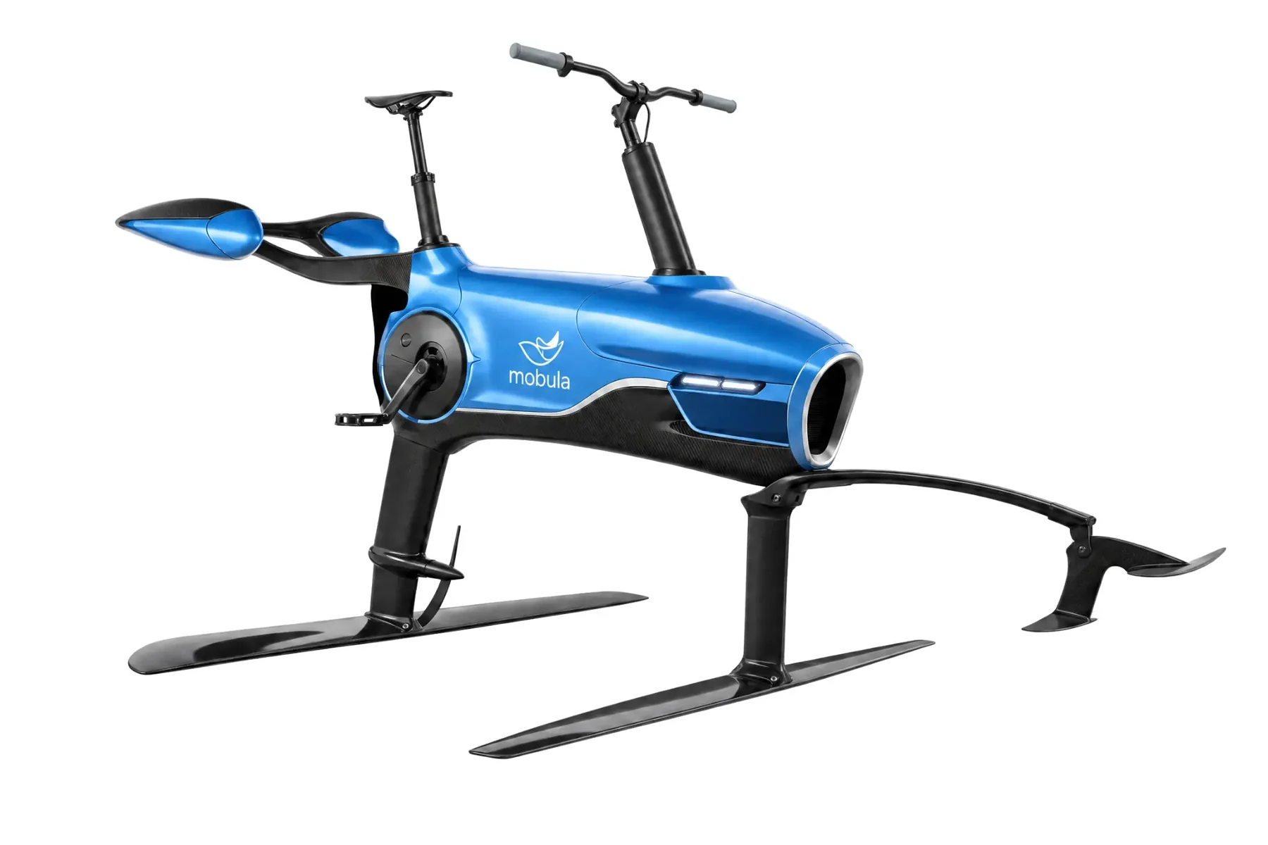 Mobula bike foil blue flotation-fairing design study