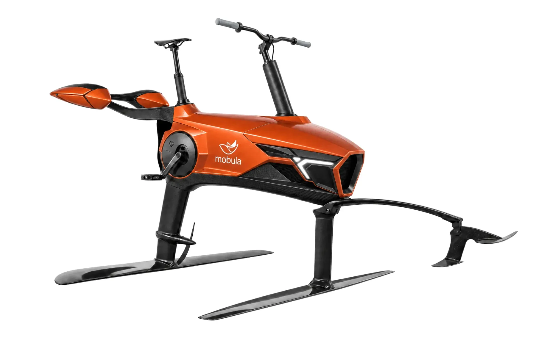 Mobula bike foil orange flotation-fairing design study