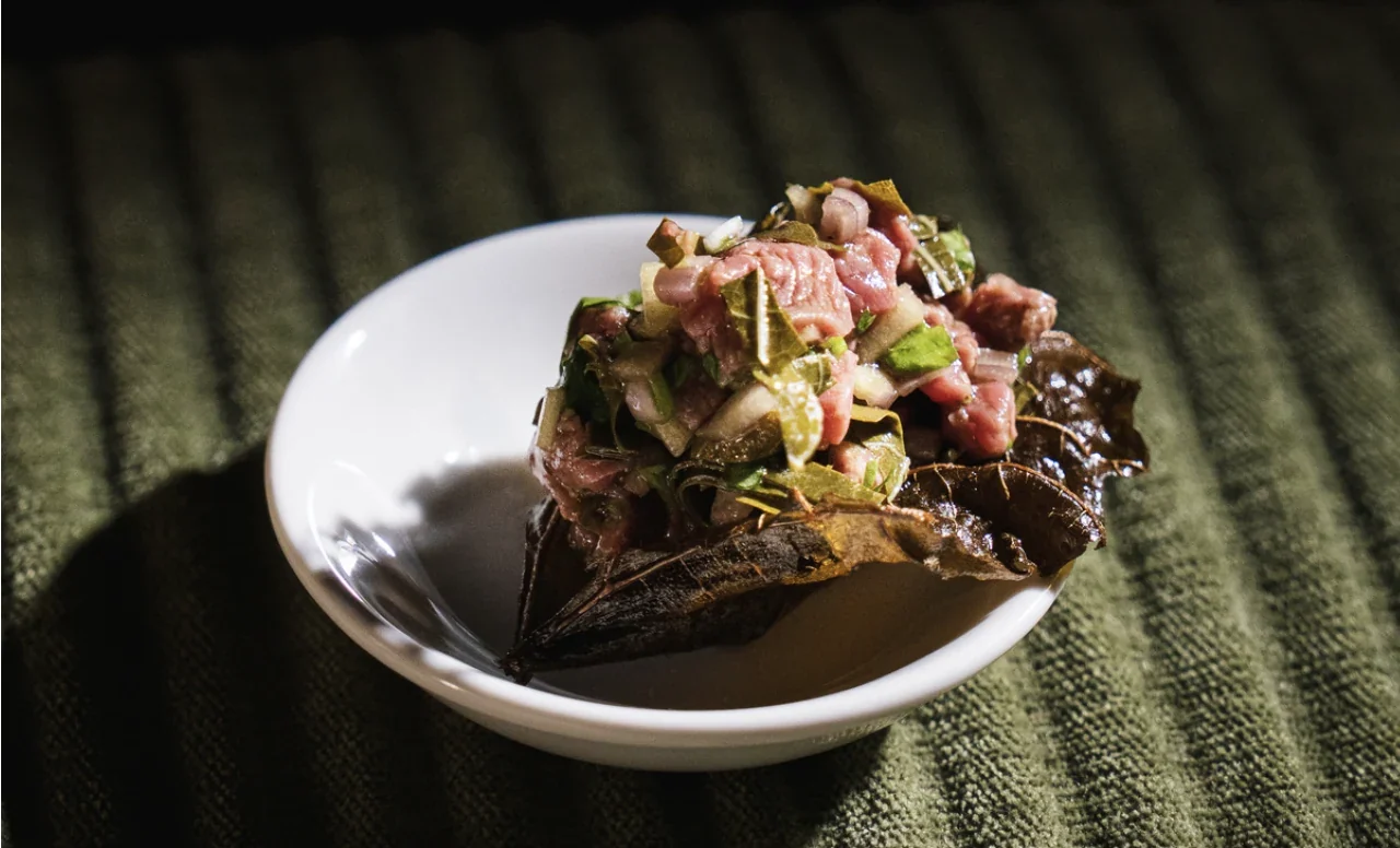 Chef Ruba Khoury’s signature bouchée